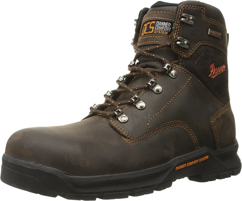 エア ジョーダン ダナー メンズ クラフター 6インチ ノンメタリック トゥ ワークブーツ ブラウン