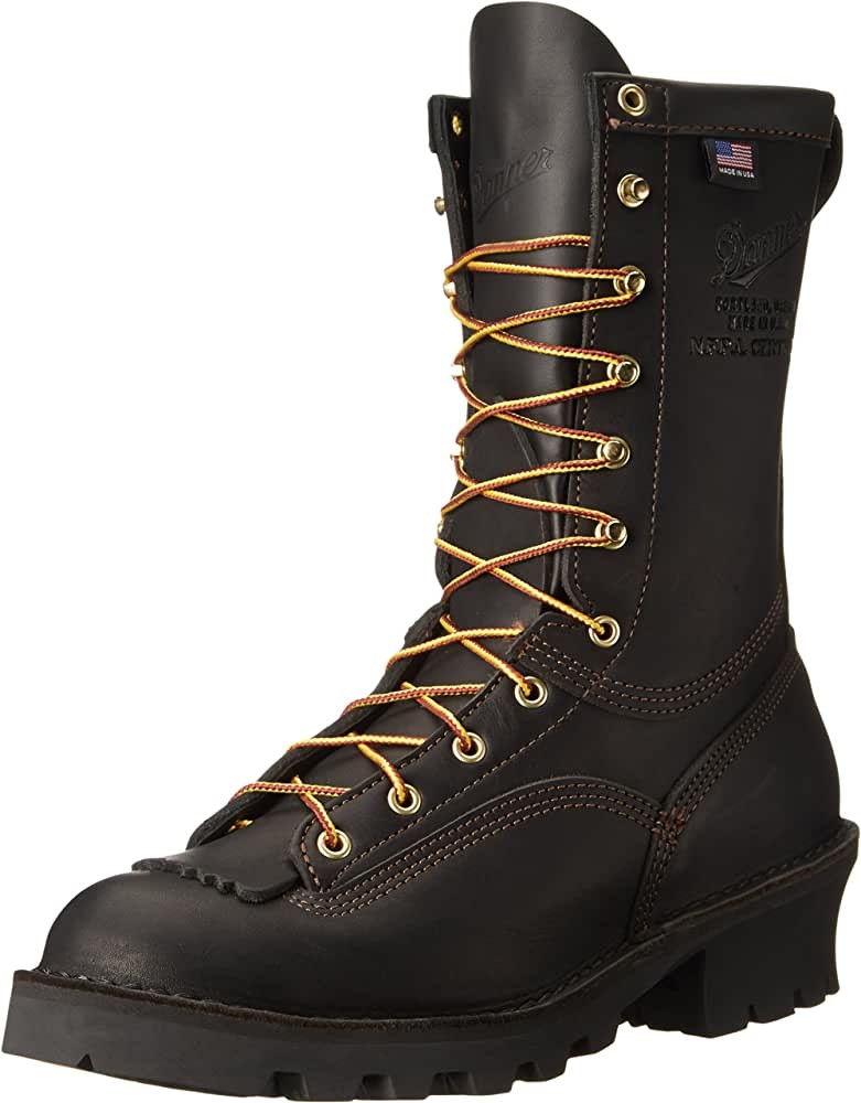 エア ジョーダン ダナー メンズ フラッシュポイント II 10インチ オールレザー ワークブーツ ブラック