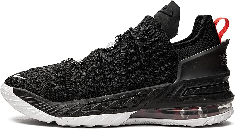 エア ジョーダン ナイキ キッズ レブロン 18(gs) バスケットボール シューズ ブラック ホワイト ユニバーシティ レッド ジャパン